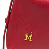 Women hand bag 037g red caviar