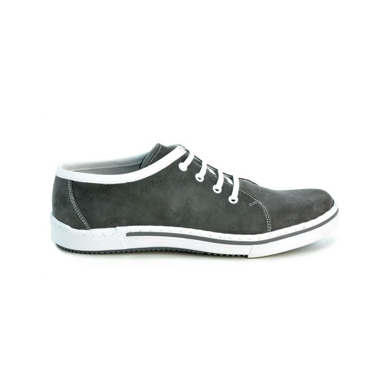 Men casual, sport shoes 722 gray velour 