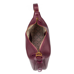 Women hand bag 038g burgundy