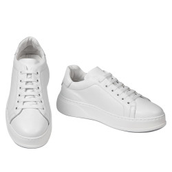 Teenagers stylish, elegant shoes 8003 white