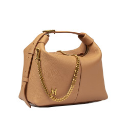 Women hand bag 037g biz almond