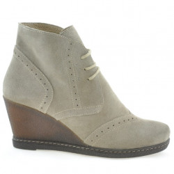 Women boots 3230-1 sand velour