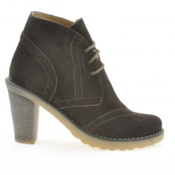 Women boots 3230 cafe velour
