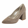 Women stylish, elegant shoes 1315 sand velour