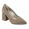 Women stylish, elegant shoes 1315 sand velour