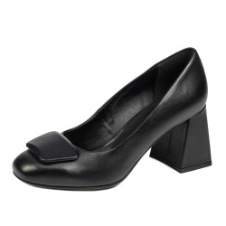 Women stylish, elegant shoes 1324 black