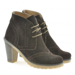 Women boots 3230 cafe velour