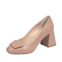 Women stylish, elegant shoes 1324 nude