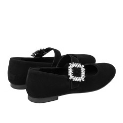 Women dancers 1314 black velour