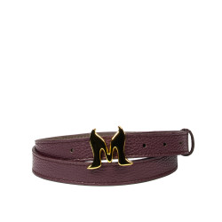 Women belt 41mc burgundy