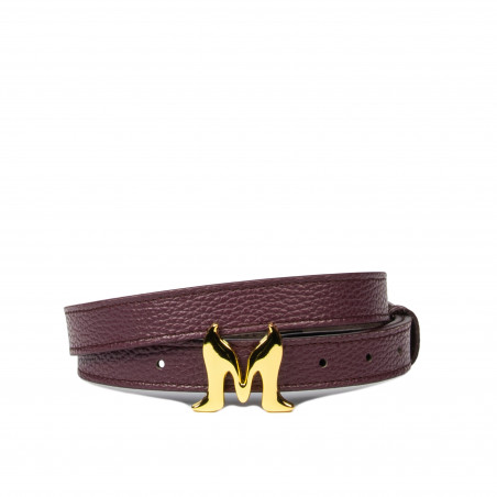 Women belt 41mc burgundy