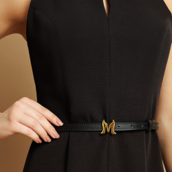 Women belt 42mc black napa lifestyle