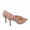Women stylish, elegant shoes 1318 nude