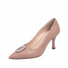 Women stylish, elegant shoes 1318 nude