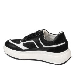 Women sport shoes 6087 black combined