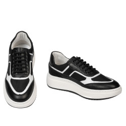 Women sport shoes 6087 black combined