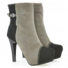 Women boots 1148 black antilopa+cappuccino