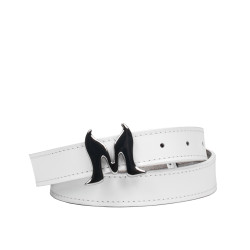 Women belt 41-1mc white