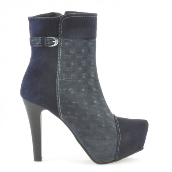 Women boots 1148 indigo antilopa combined