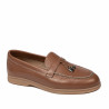 Women loafers, moccasins 6082 biz camel