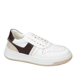 Women sport shoes 6088 white+beige