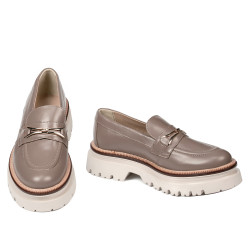 Women casual shoes 6086-1 cappuccino