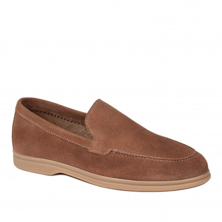 Men loafers, moccasins 980 camel velour