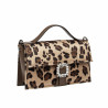 Women hand bag 039g 01 cavallino leopard