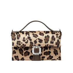 Women hand bag 039g 01 cavallino leopard