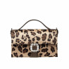 Women hand bag 039g 01 cavallino leopard