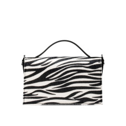 Women hand bag 039g 01 cavallino zebra