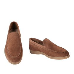 Men loafers, moccasins 980 camel velour