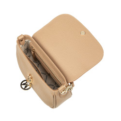Women shoulder bag 017g cappuccino