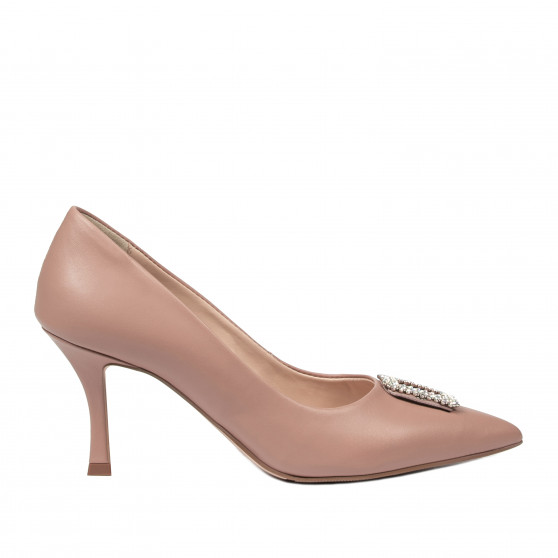 Women stylish, elegant shoes 1318 nude