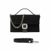 Women hand bag 039g 01 black velour