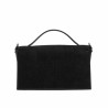 Women hand bag 039g 01 black velour