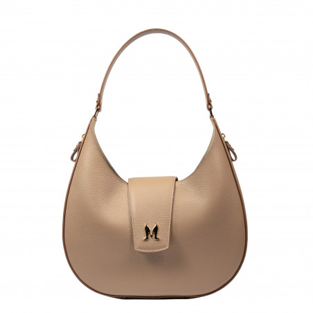 Women shoulder bag 036g cappuccino