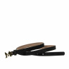 Women belt 42mc black velour
