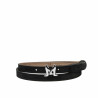 Women belt 42-1mc black velour