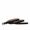 Women belt 42-1mc black velour