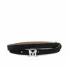 Women belt 42-1mc black velour