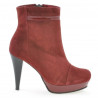 Women boots 1130 burgundy antilopa