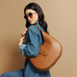 Women shoulder bag 036g camel lifestyle