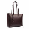 Women shoulder bag 034g burgundy safiano