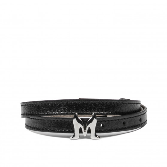 Women belt 42-1mc nappatent black