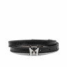 Women belt 42-1mc nappatent black