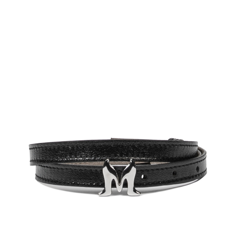 Women belt 42-1mc nappatent black