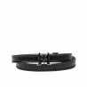 Women belt 42-1mc nappatent black