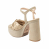 Women sandals 1310 sand velour