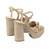 Women sandals 1310 sand velour